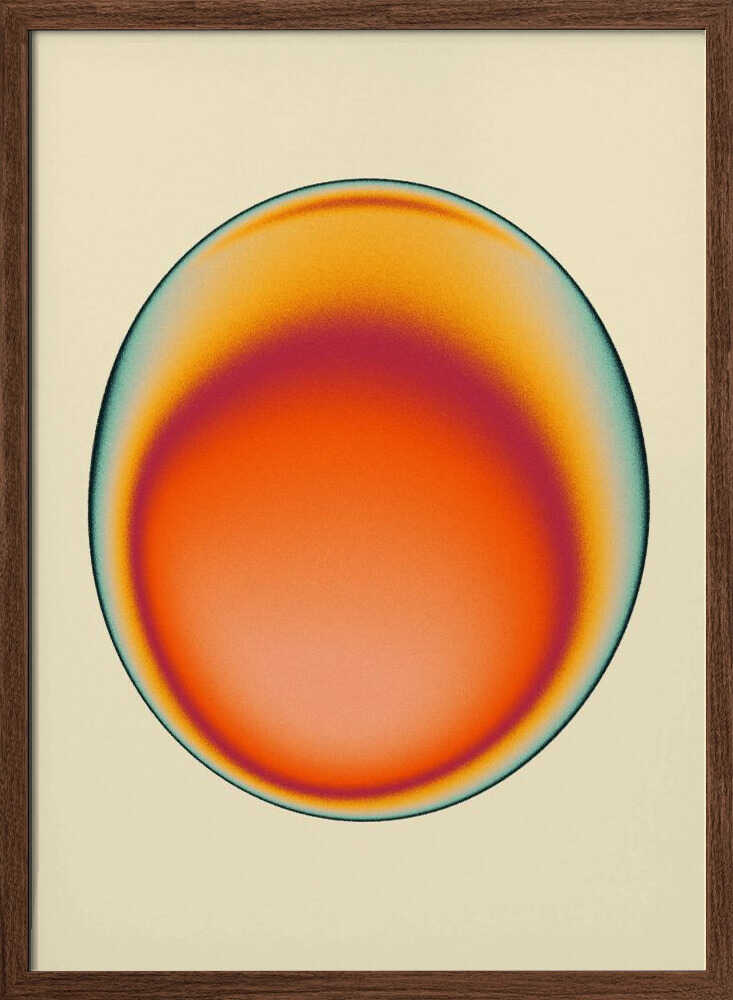 Warm Abstract Glow - XL Poster