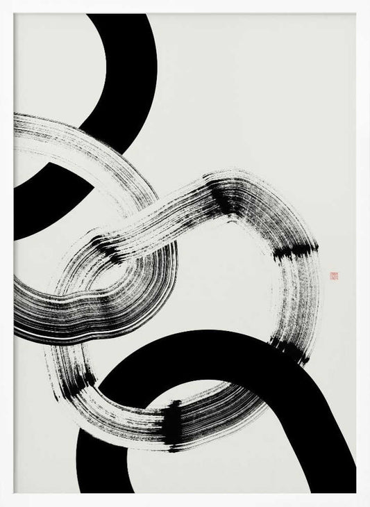 Fluid Ink Strokes - XL Poster