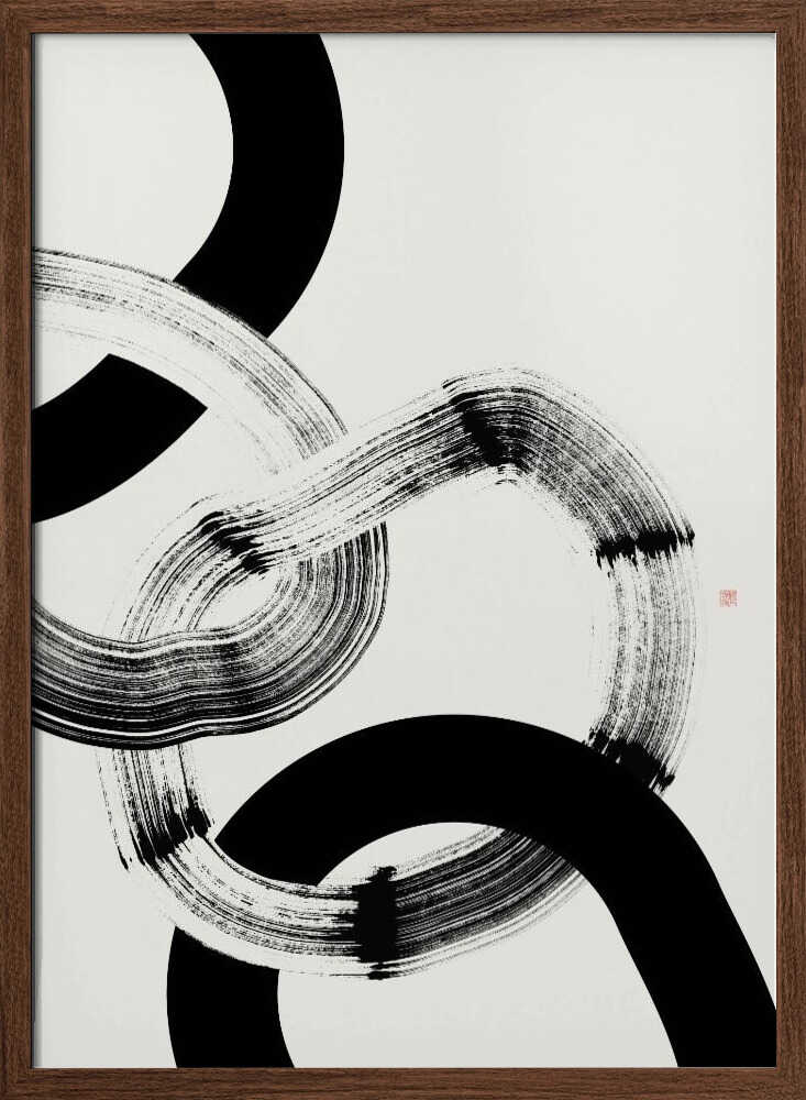 Fluid Ink Strokes - XL Poster