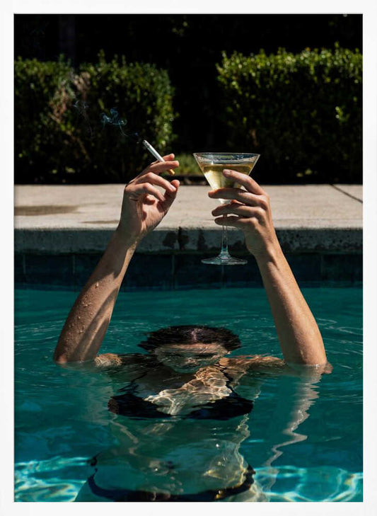 Summer Poolside Indulgence - XL Poster