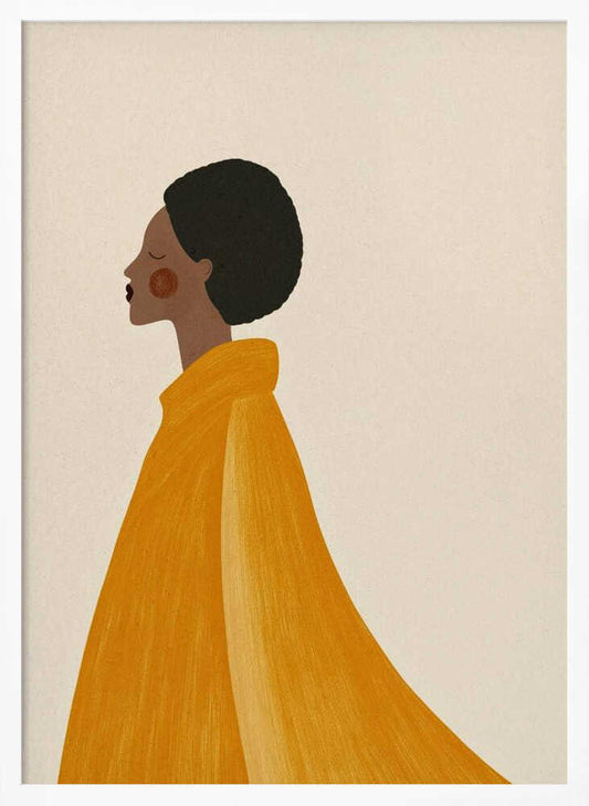Woman In Yellow Cape - XL Poster