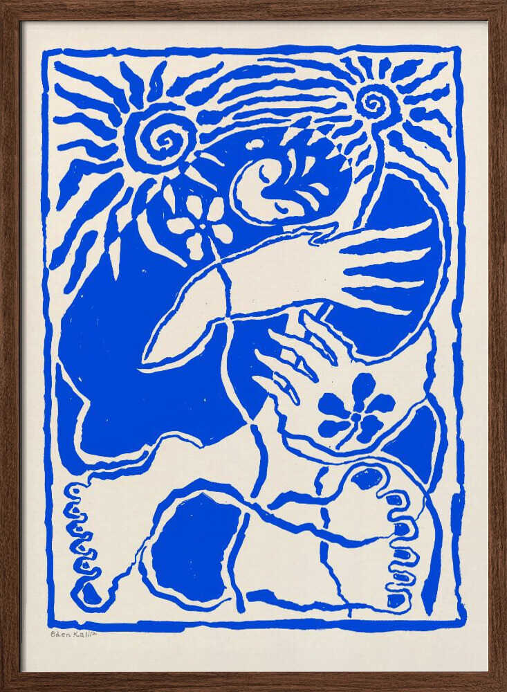 Protection (blue) - XL Poster