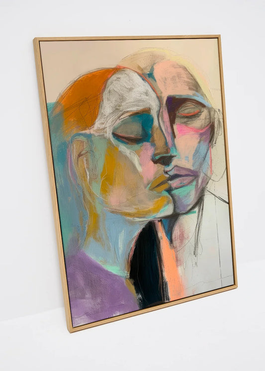 Lovers - on Canvas - HelloPoster.com