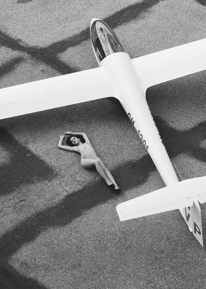 Nude Figure Glider Runway - XL Poster