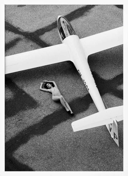 Nude Figure Glider Runway - XL Poster