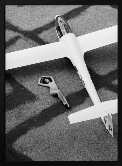Nude Figure Glider Runway - XL Poster