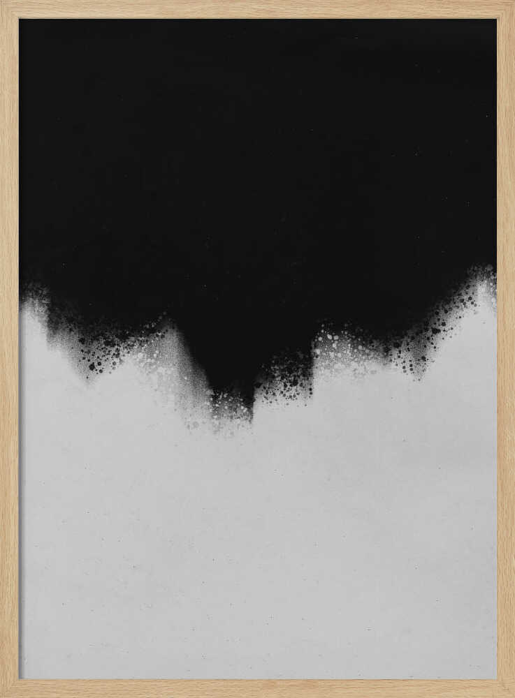 Monochrome Flow - XL Poster