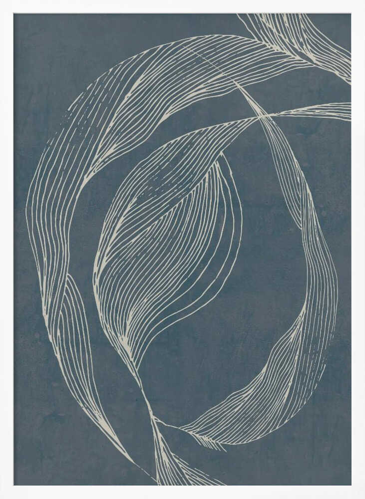 Serene Organic Curves - XL Poster