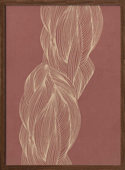 Organic Braided Flow - XL Poster