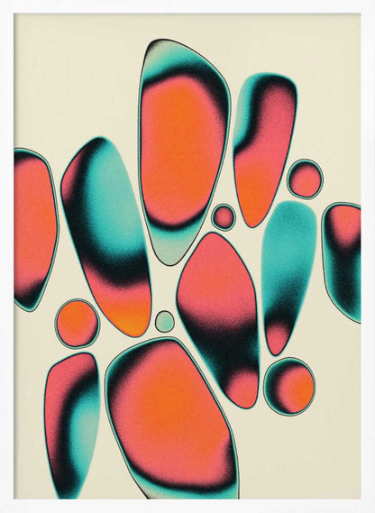 Vibrant Gradient Shapes - XL Poster