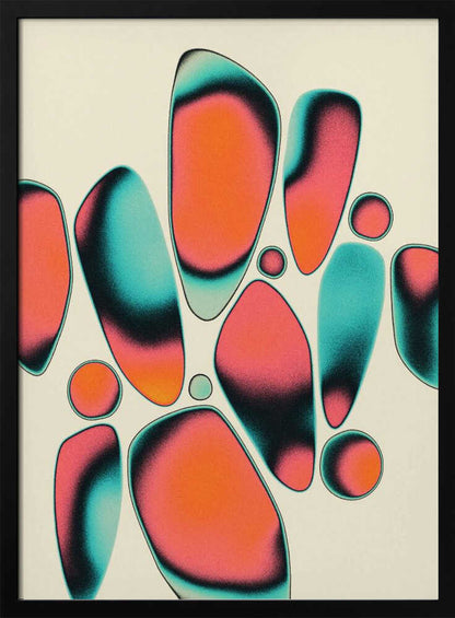 Vibrant Gradient Shapes - XL Poster