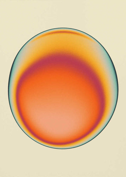 Warm Abstract Glow - XL Poster