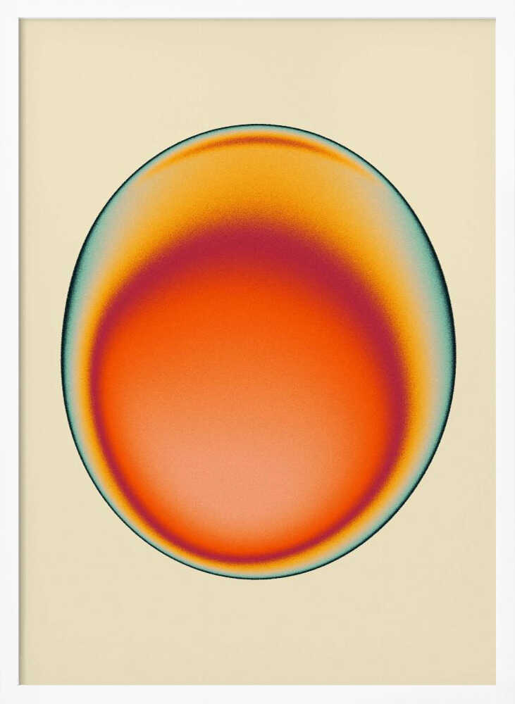 Warm Abstract Glow - XL Poster