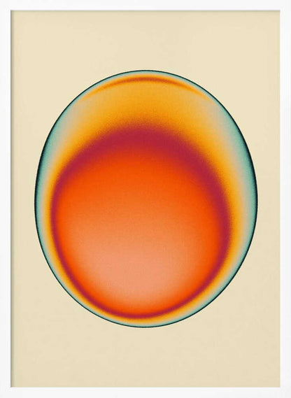 Warm Abstract Glow - XL Poster