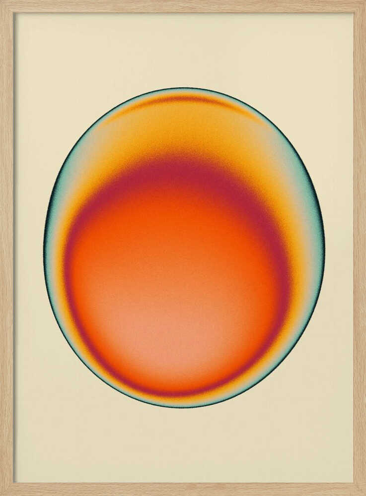 Warm Abstract Glow - XL Poster