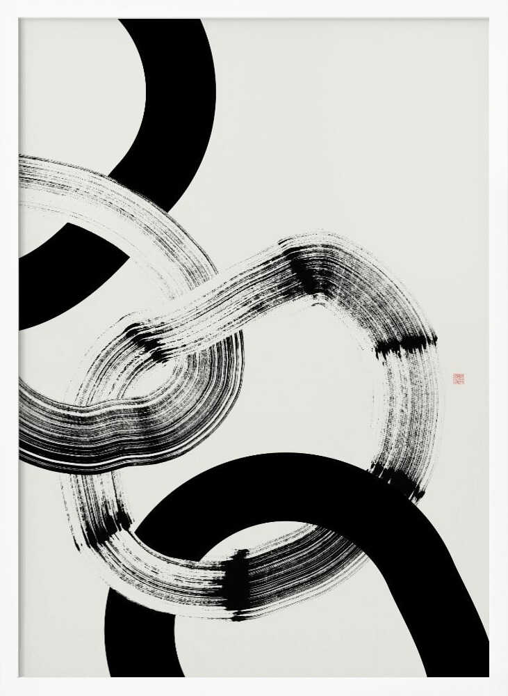 Fluid Ink Strokes - XL Poster