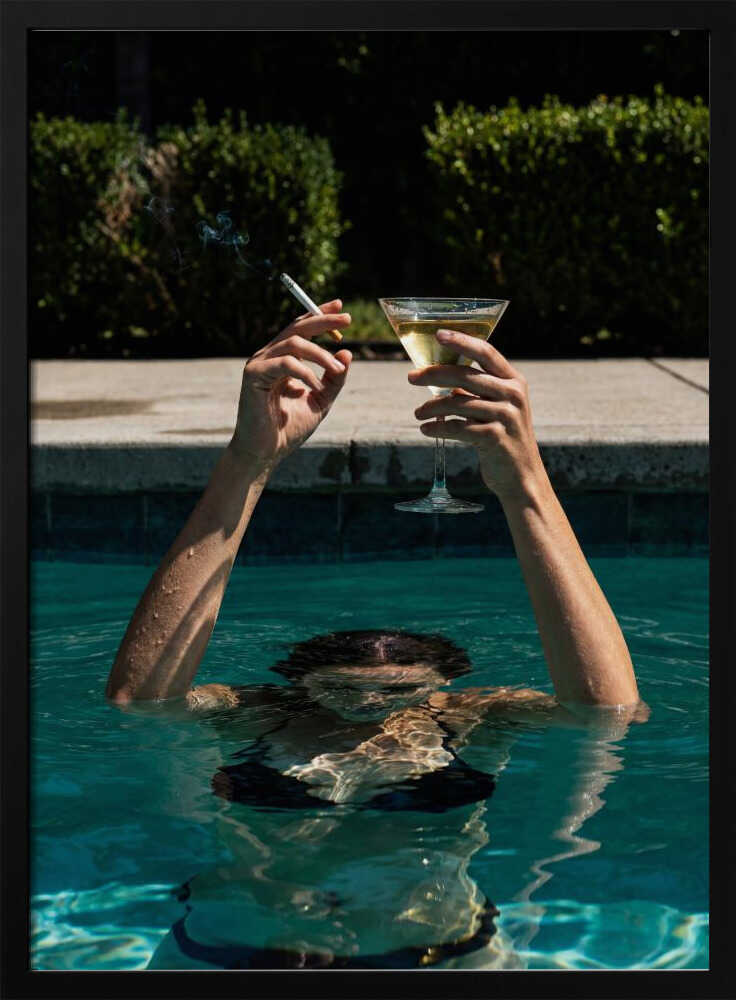 Summer Poolside Indulgence - XL Poster