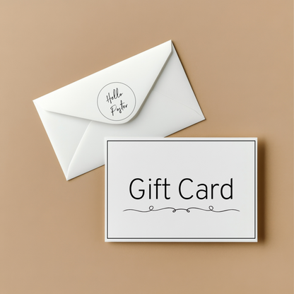 HelloPoster Gift Card - HelloPoster.com