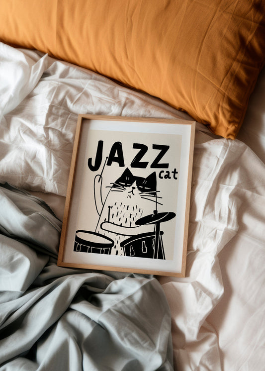 Jazz cat 2 - Udsalg - HelloPoster.com