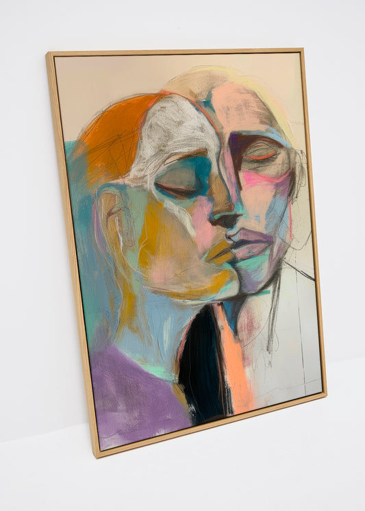 Lovers - on Canvas - HelloPoster.com