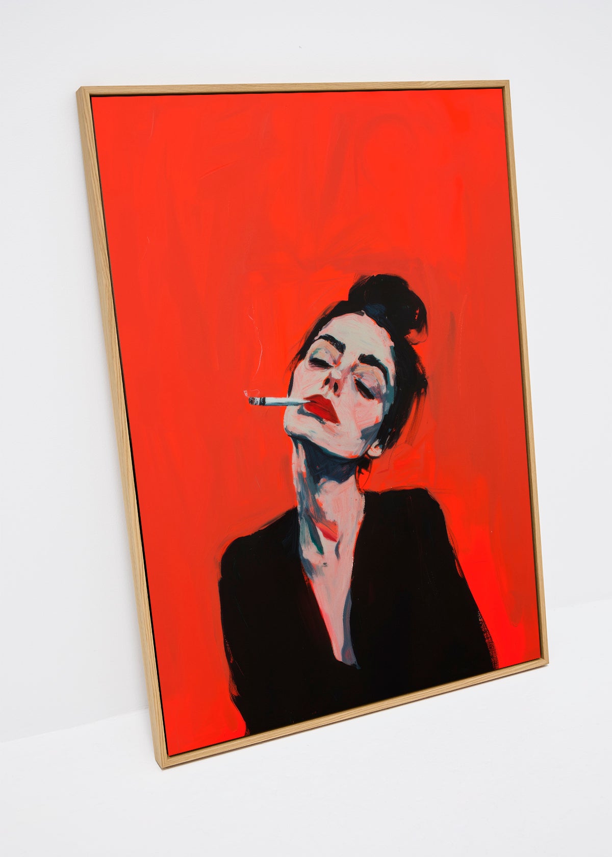 RED - on Canvas - HelloPoster.com