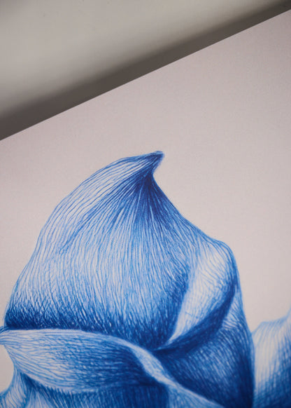 Poster Shape no. 50, Nordic aesthetic, calm and expressive abstract design.