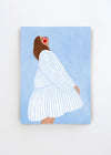 The Woman With the Blue Stripes