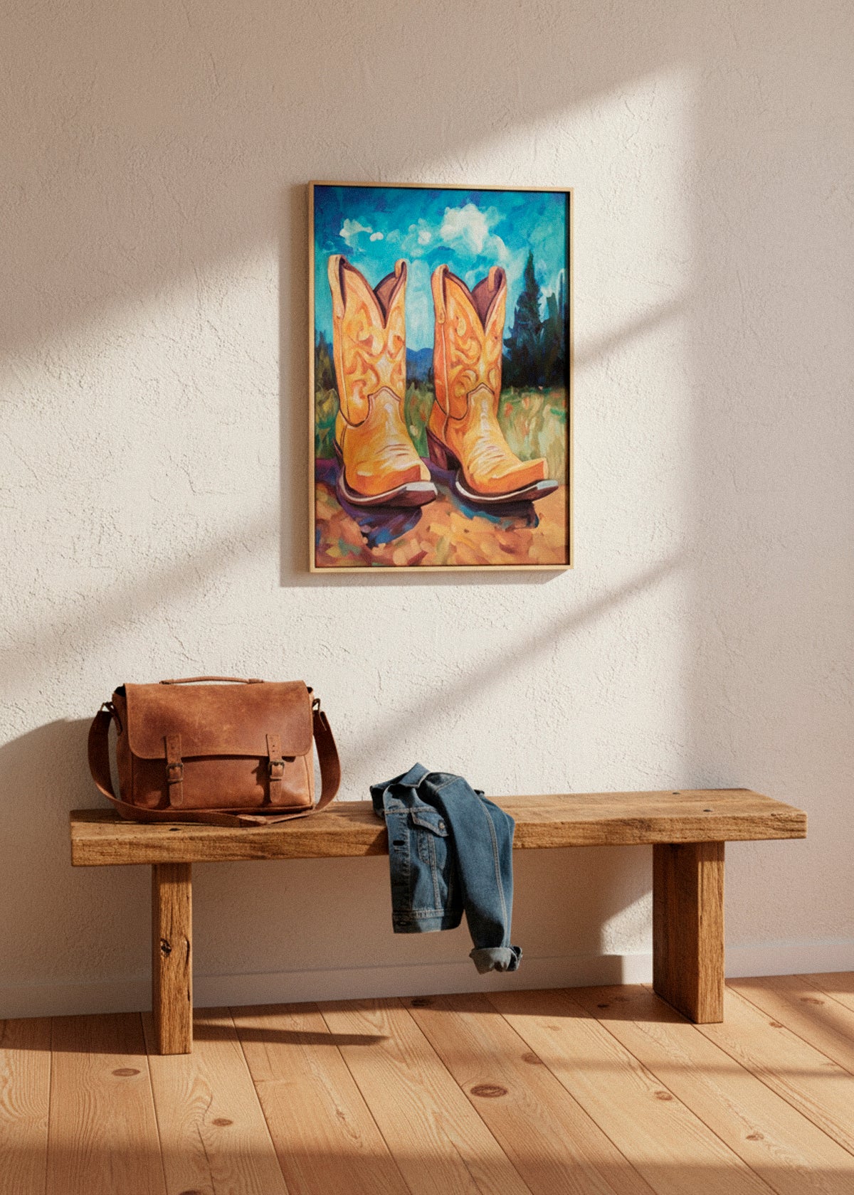 The Boot Collection - Male - on Canvas - HelloPoster.com