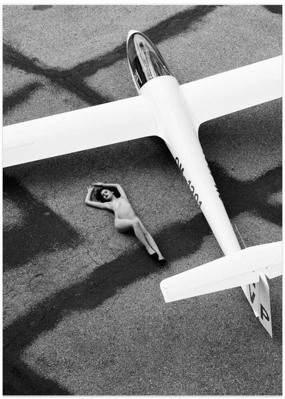 Nude Figure Glider Runway - XL Poster