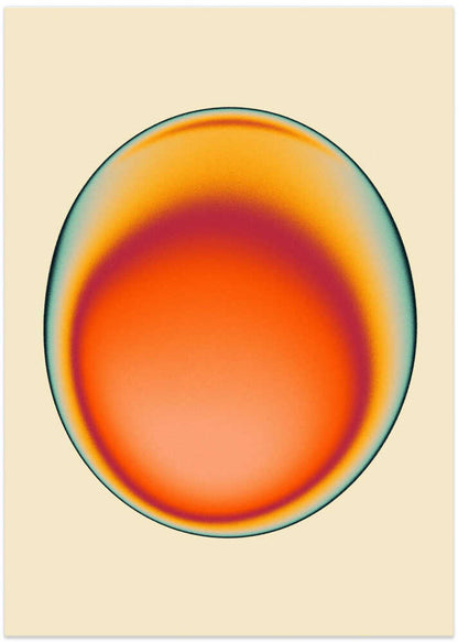 Warm Abstract Glow - XL Poster